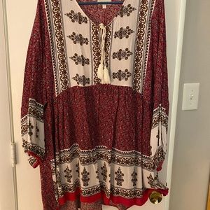Paisley Boho Tunic
